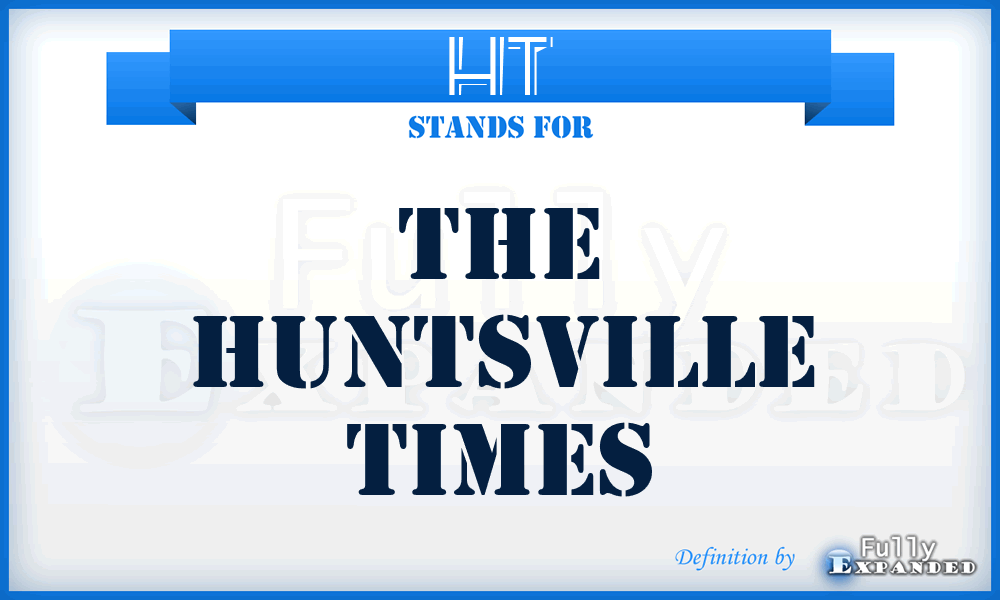 HT - The Huntsville Times