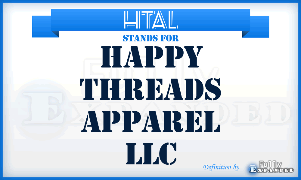 HTAL - Happy Threads Apparel LLC