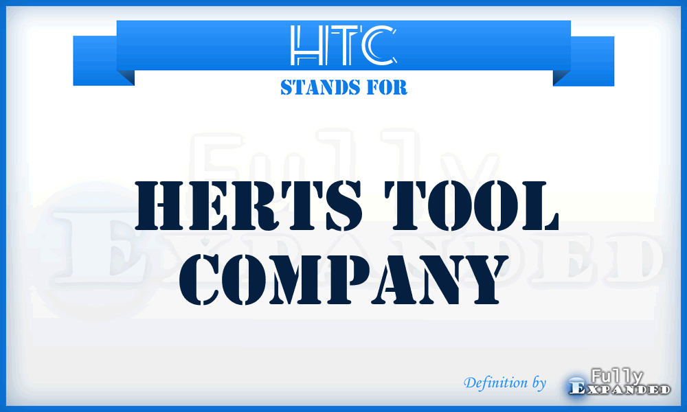 HTC - Herts Tool Company