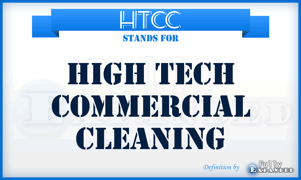 HTCC - High Tech Commercial Cleaning