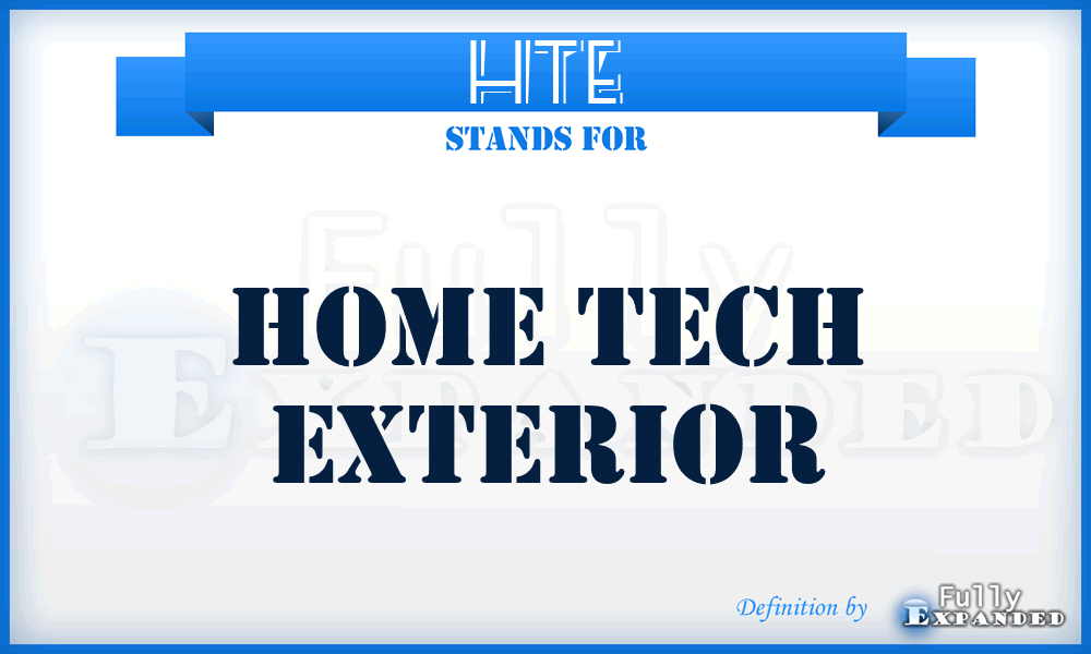 HTE - Home Tech Exterior