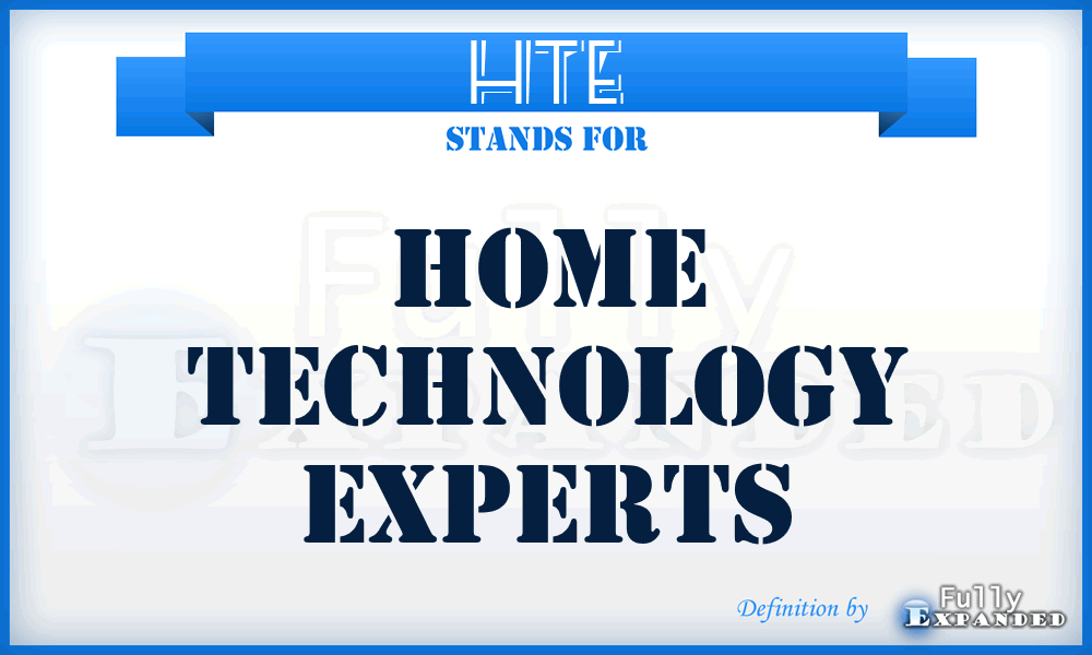 HTE - home technology experts
