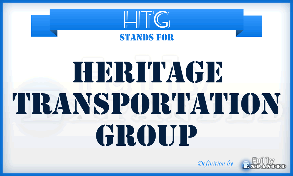 HTG - Heritage Transportation Group