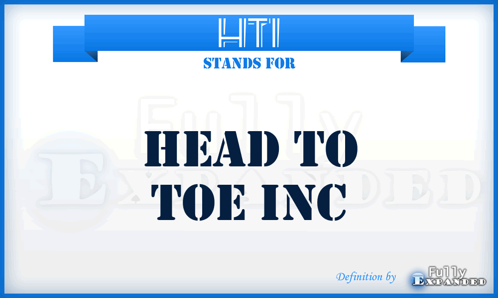 HTI - Head to Toe Inc