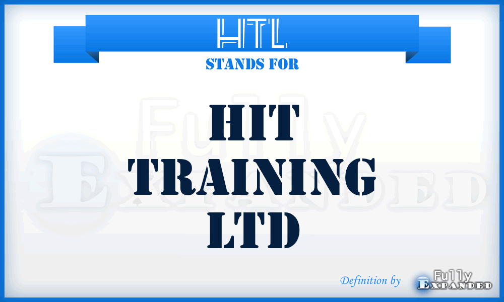 HTL - Hit Training Ltd