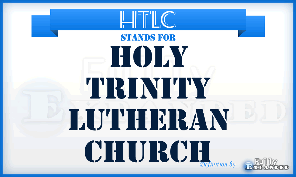 HTLC - Holy Trinity Lutheran Church