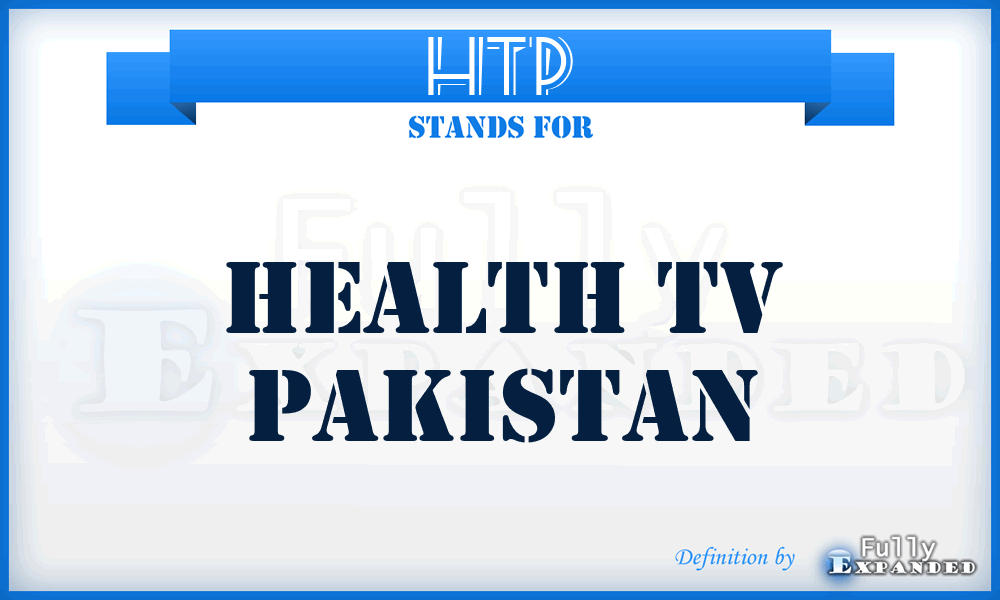 HTP - Health Tv Pakistan
