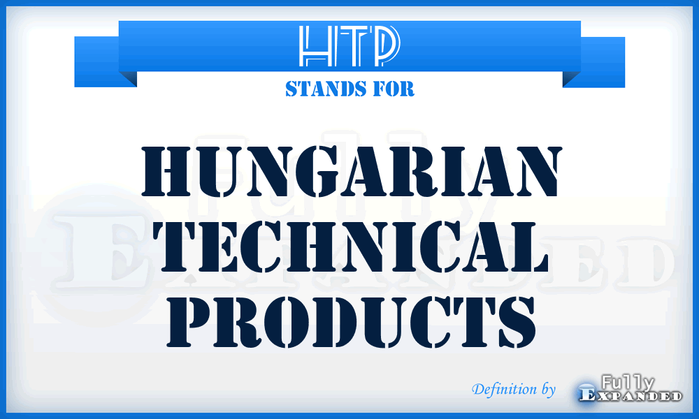 HTP - Hungarian Technical Products