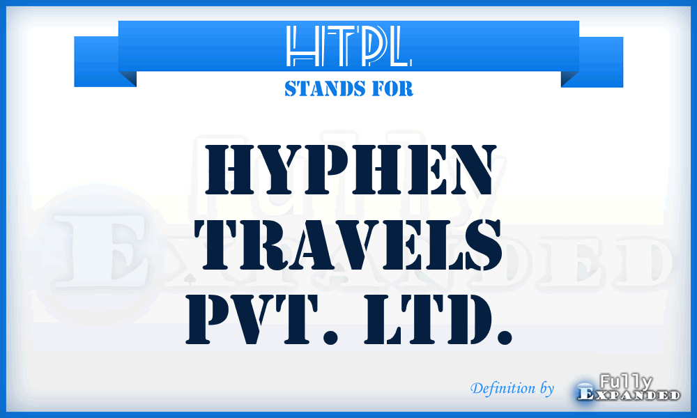 HTPL - Hyphen Travels Pvt. Ltd.