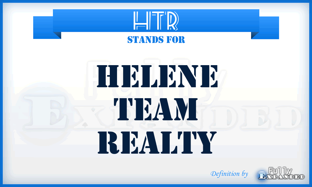 HTR - Helene Team Realty