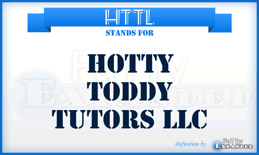 HTTL - Hotty Toddy Tutors LLC