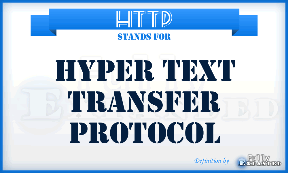 HTTP - Hyper Text Transfer Protocol