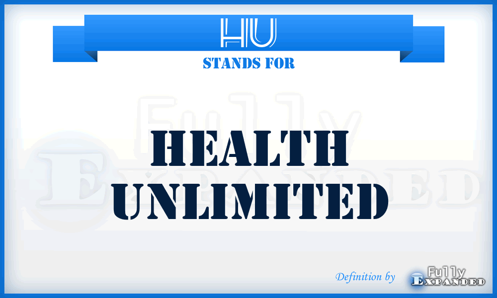 HU - Health Unlimited