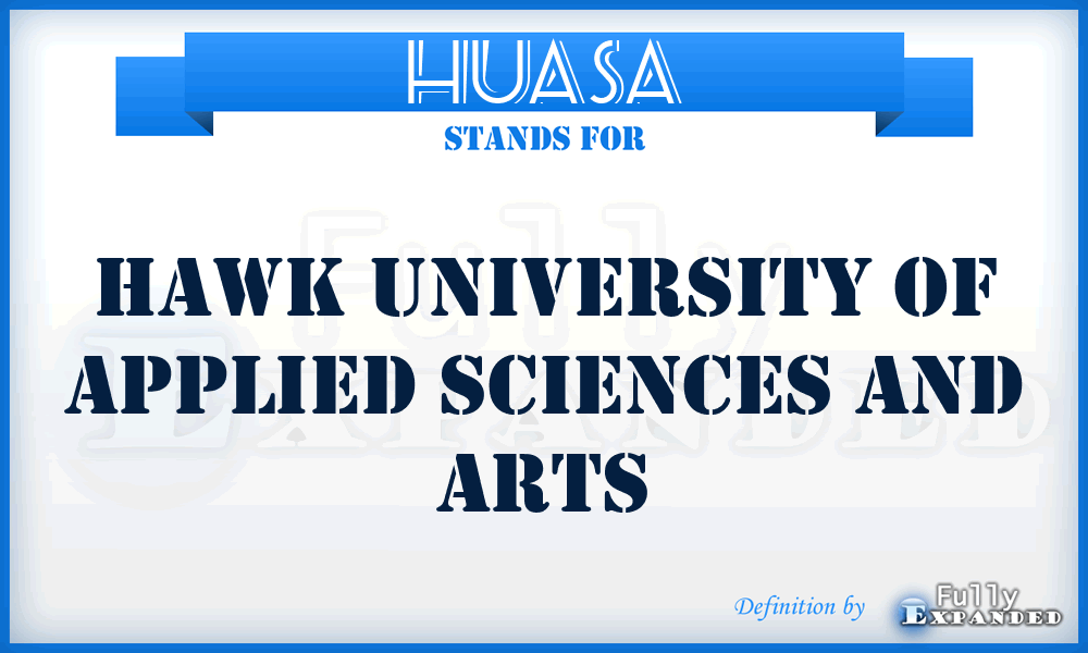 HUASA - Hawk University of Applied Sciences and Arts