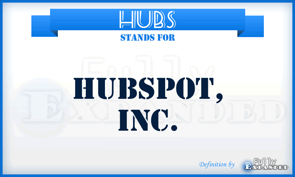 HUBS - HubSpot, Inc.