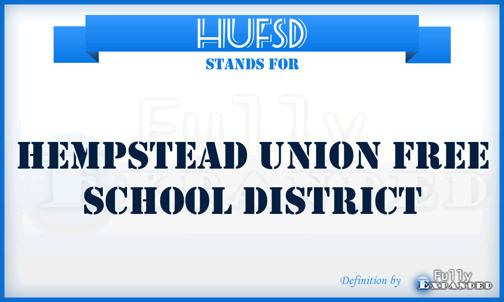 HUFSD - Hempstead Union Free School District