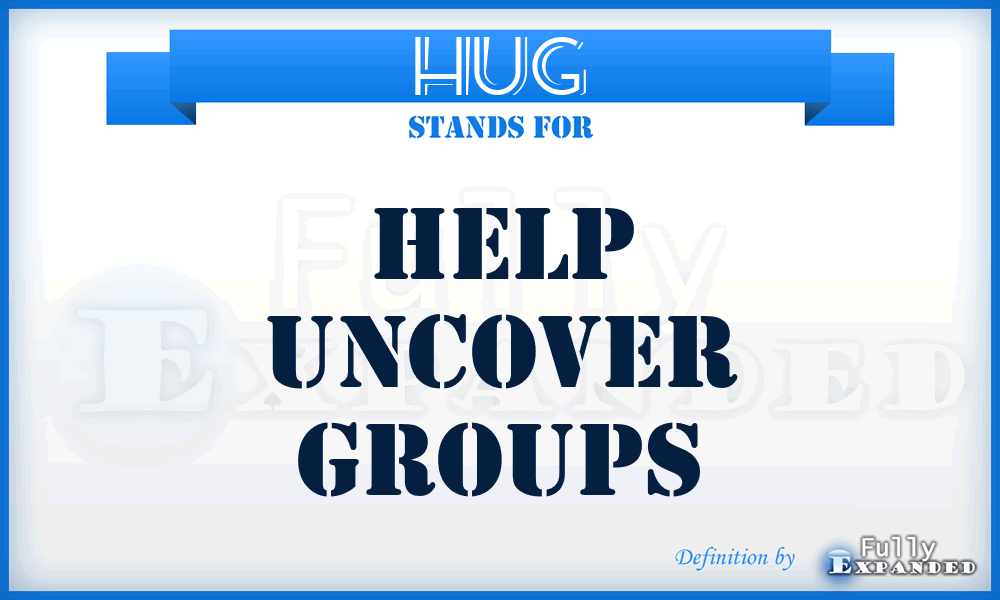 HUG - Help Uncover Groups