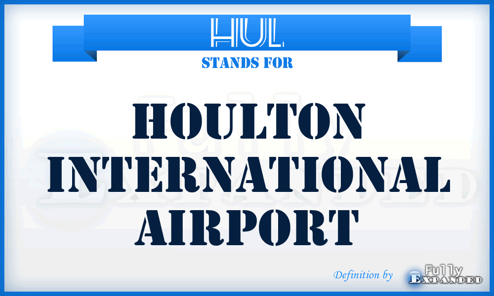 HUL - Houlton International airport
