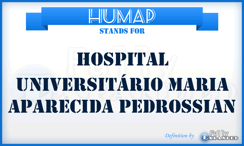 HUMAP - Hospital Universitário Maria Aparecida Pedrossian