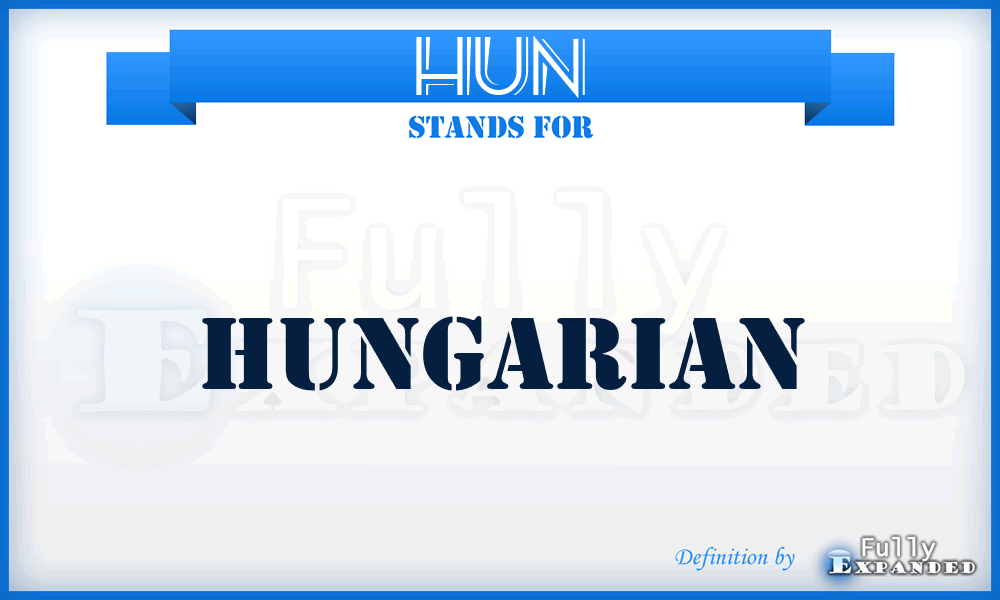 HUN - Hungarian