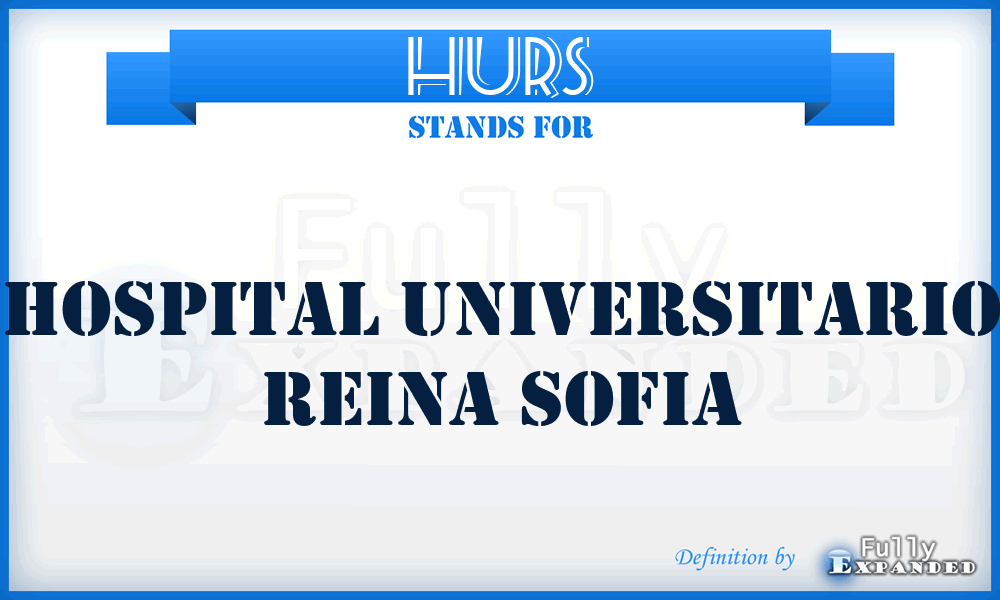 HURS - Hospital Universitario Reina Sofia