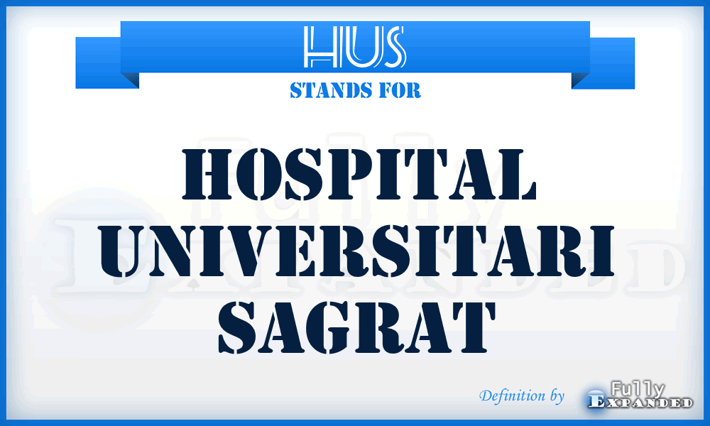 HUS - Hospital Universitari Sagrat