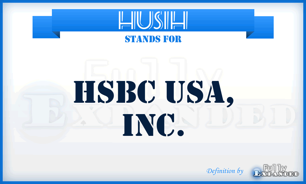HUSI^H - HSBC USA, Inc.