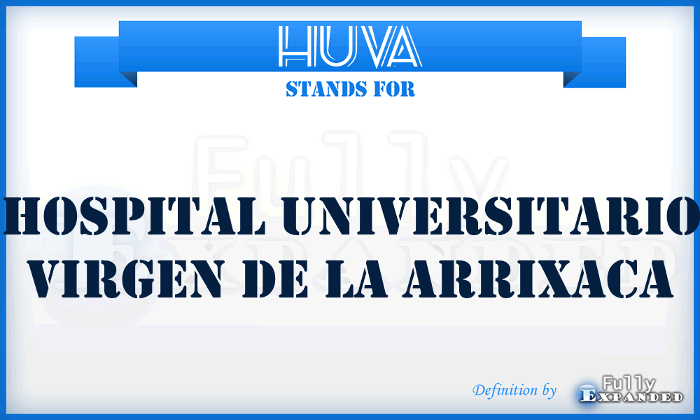 HUVA - Hospital Universitario Virgen de la Arrixaca