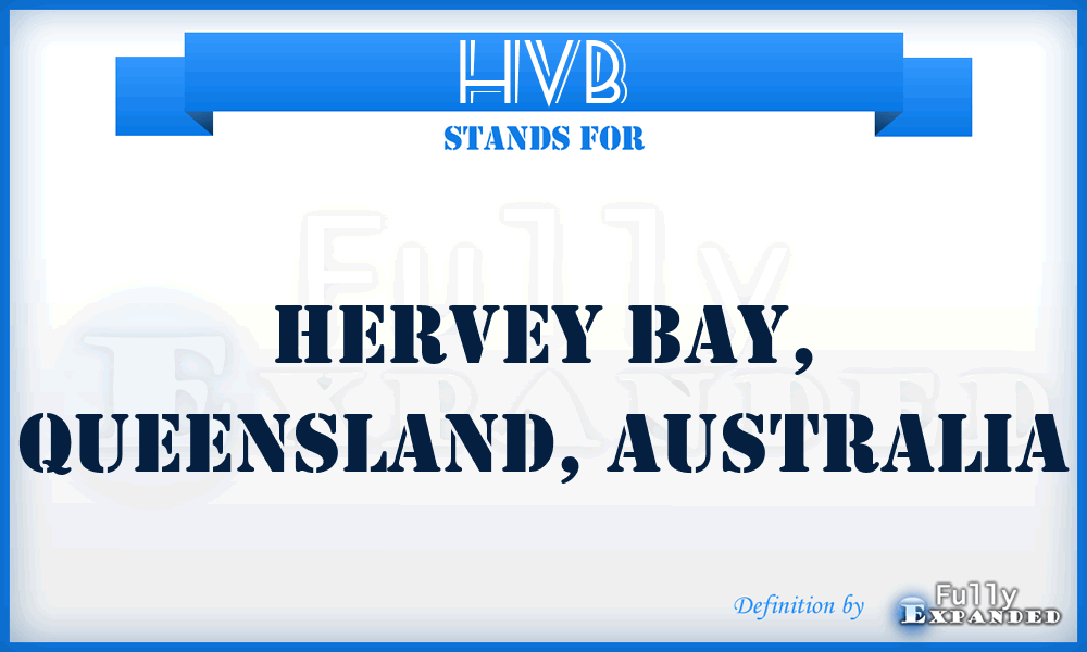 HVB - Hervey Bay, Queensland, Australia