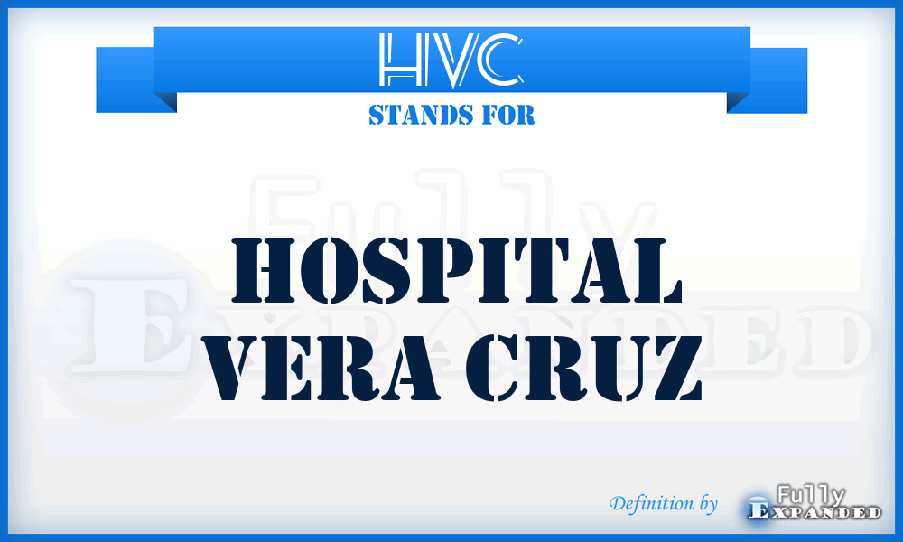 HVC - Hospital Vera Cruz