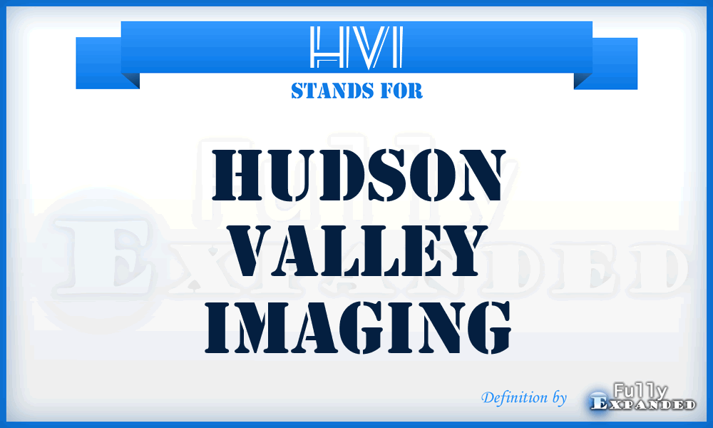 HVI - Hudson Valley Imaging