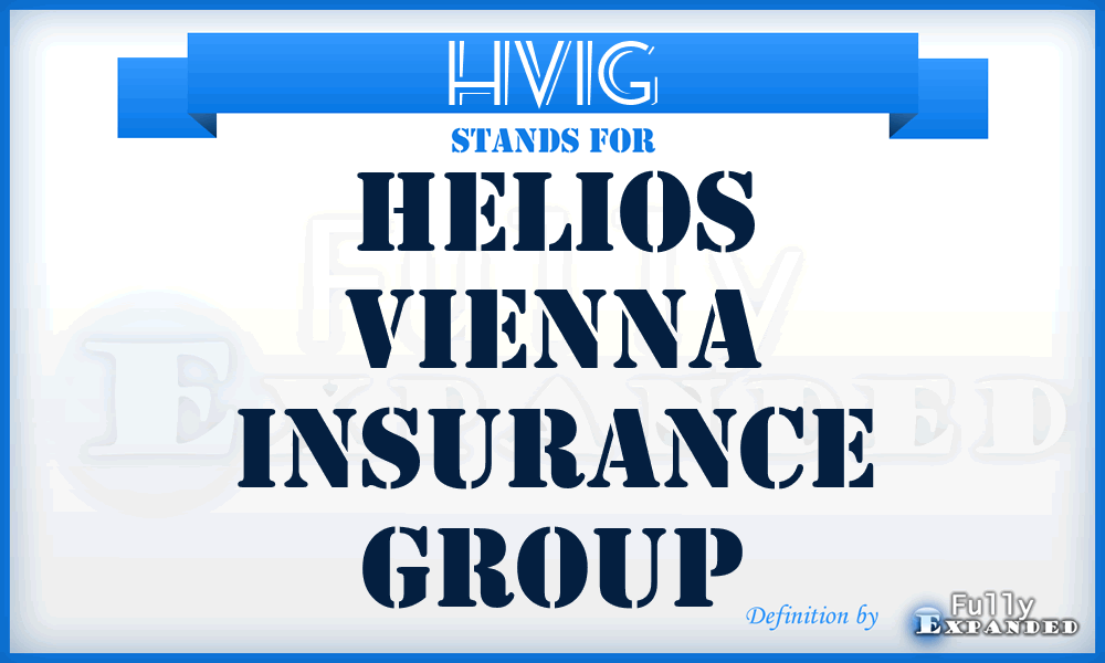 HVIG - Helios Vienna Insurance Group