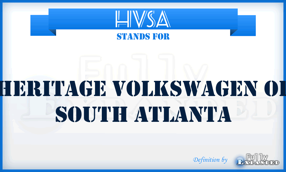 HVSA - Heritage Volkswagen of South Atlanta