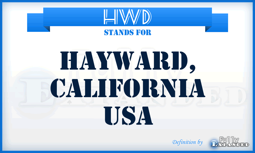 HWD - Hayward, California USA