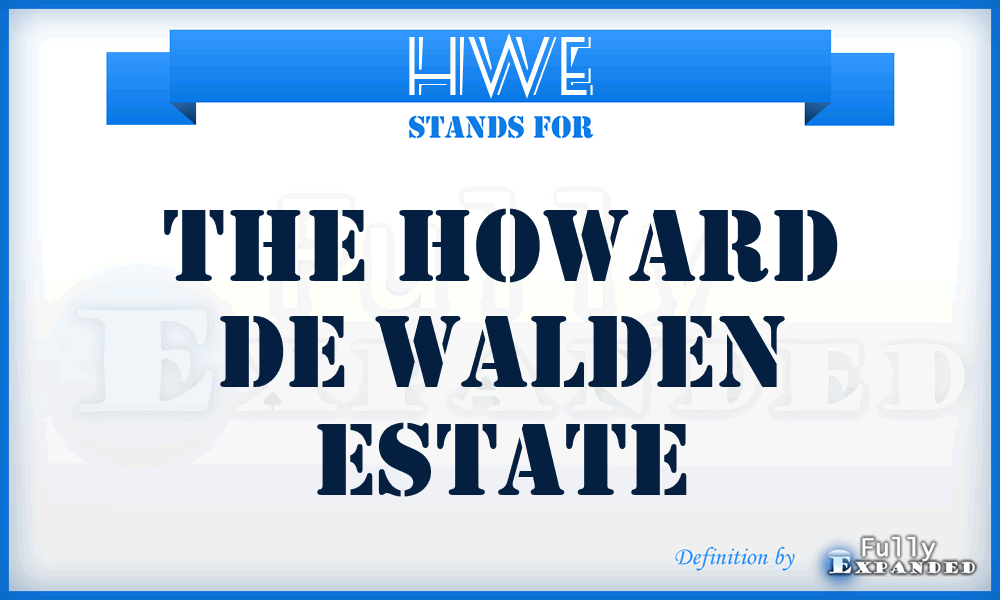 HWE - The Howard de Walden Estate