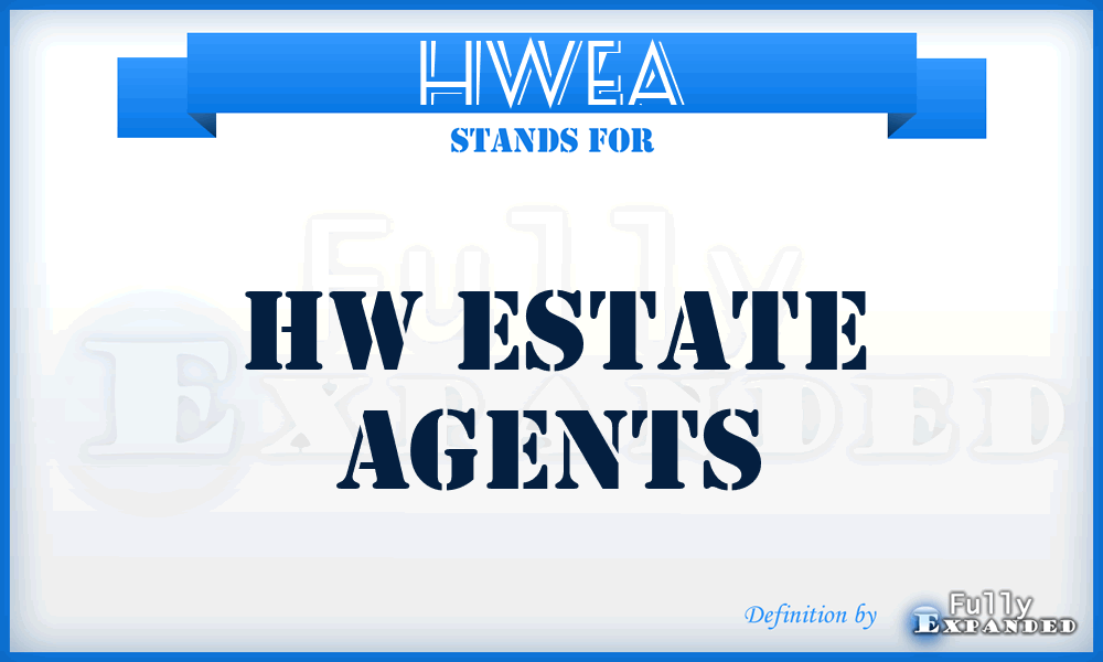 HWEA - HW Estate Agents