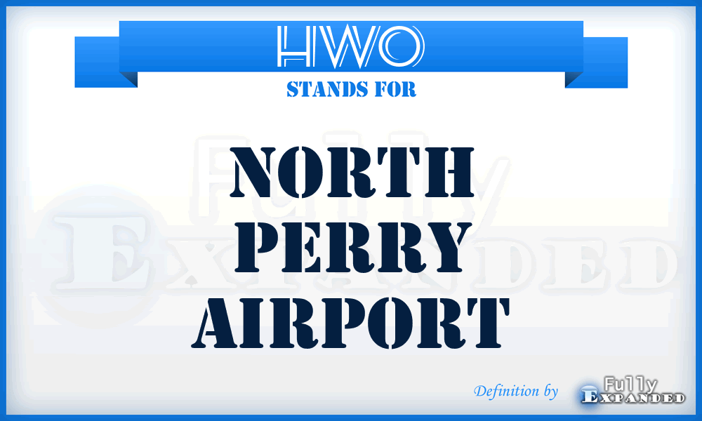 HWO - North Perry airport