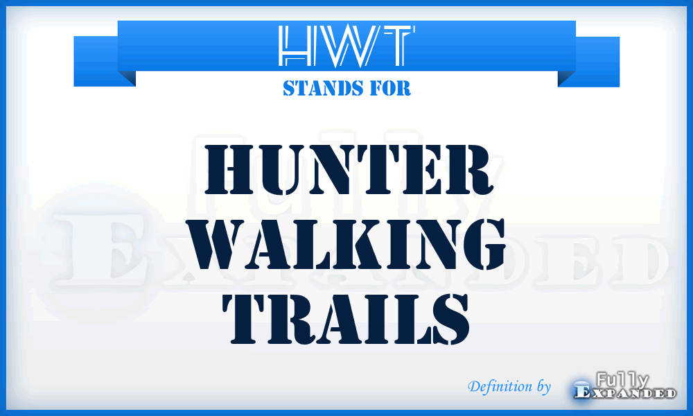 HWT - Hunter Walking Trails