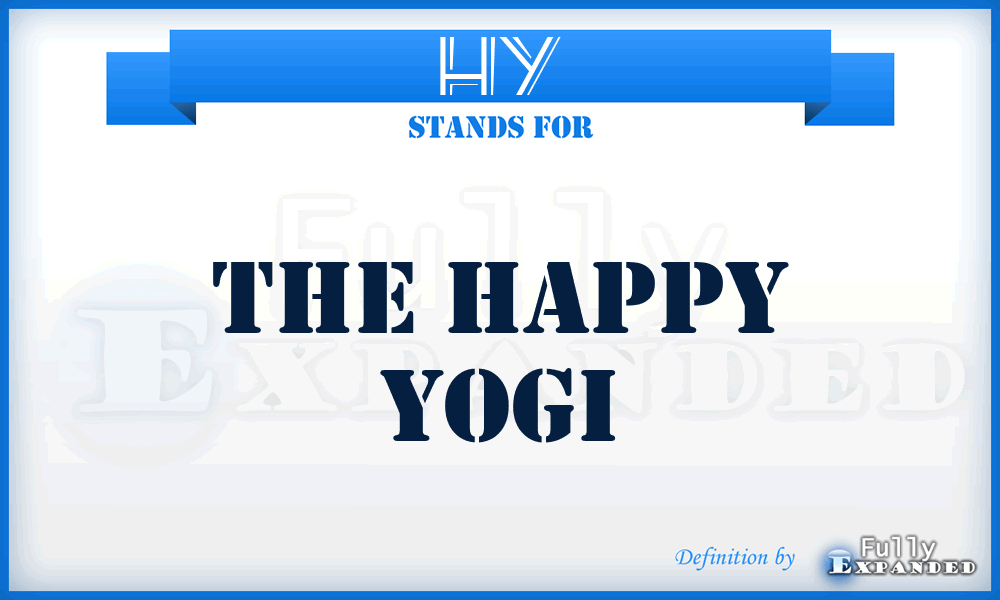 HY - The Happy Yogi