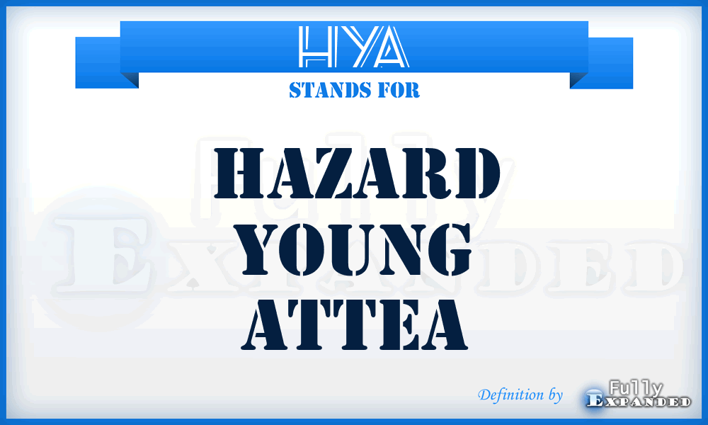 HYA - Hazard Young Attea