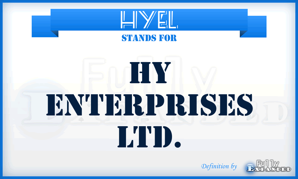 HYEL - HY Enterprises Ltd.