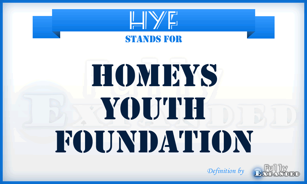 HYF - Homeys Youth Foundation