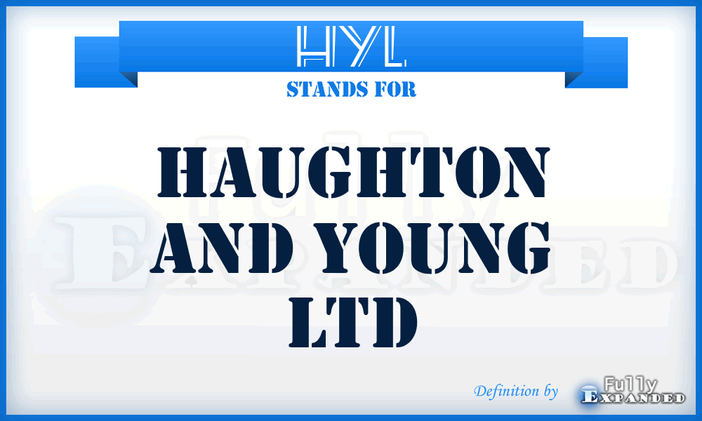HYL - Haughton and Young Ltd