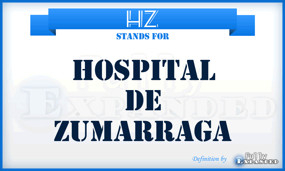 HZ - Hospital de Zumarraga