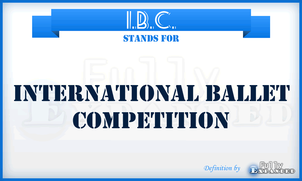 I.B.C. - International Ballet Competition