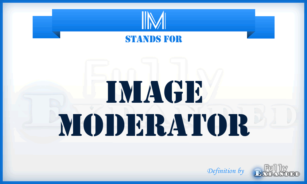 IM - Image Moderator