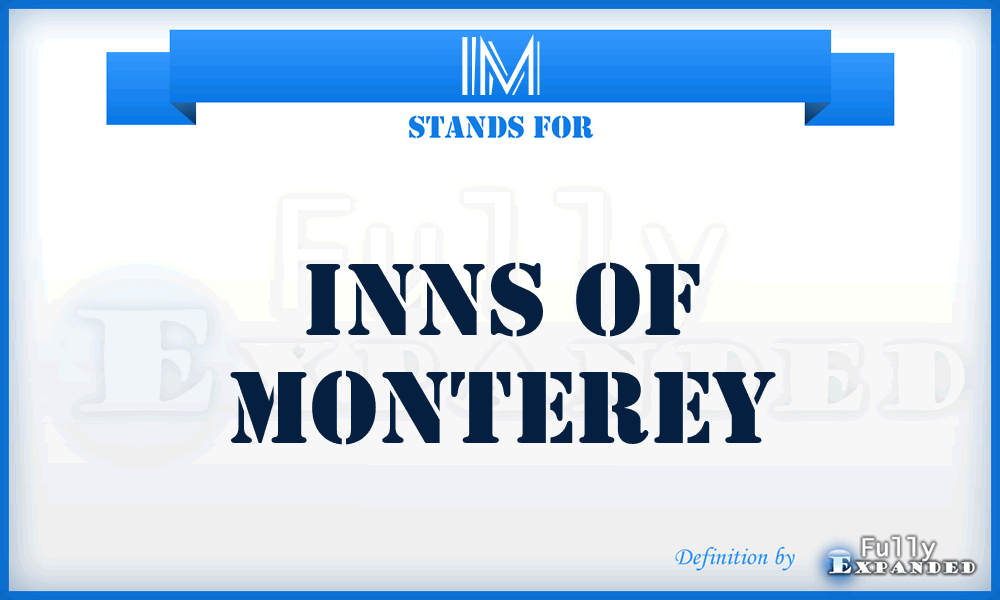 IM - Inns of Monterey