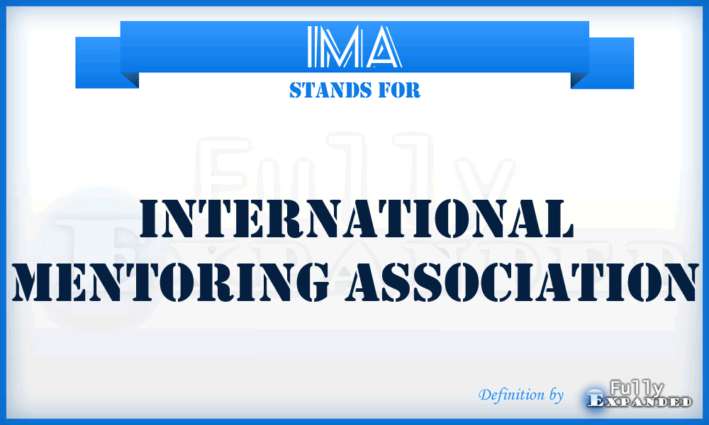 IMA - International Mentoring Association