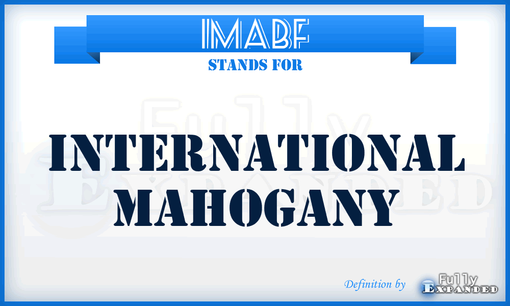 IMABF - International Mahogany