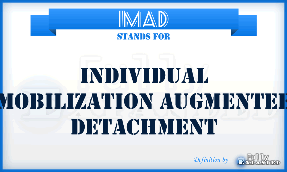 IMAD - Individual Mobilization Augmentee Detachment